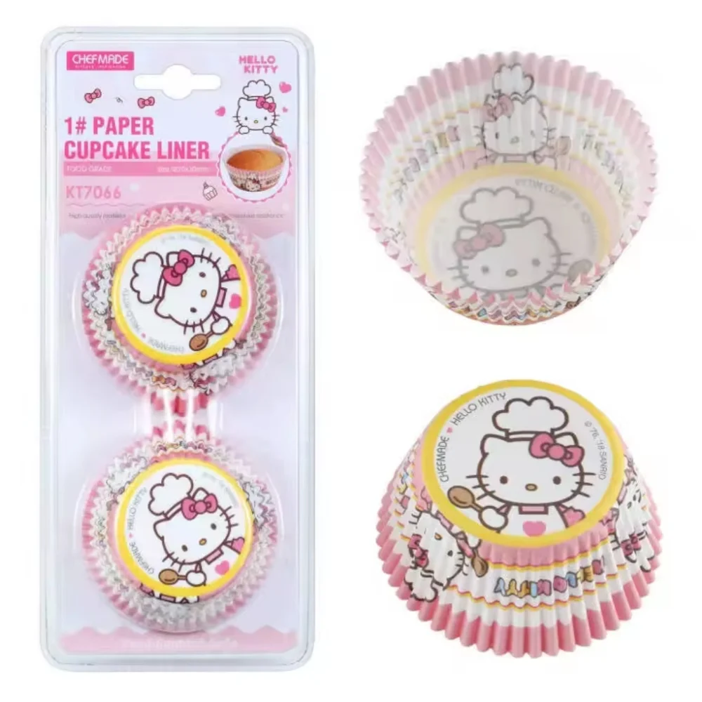 Hello Kitty Officially Licensed Cupcake Liners & Silicone Baking Pan Set